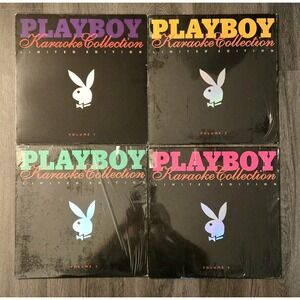 Playboy Karaoke Collection Limited Edition Volumes 1 2 3 4 Laserdiscs Videodiscs